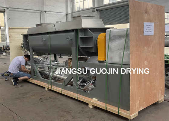 3kw Power KJG-5 Hollow Paddle Dryer เครื่องอบแห้งสูญญากาศสแตนเลส