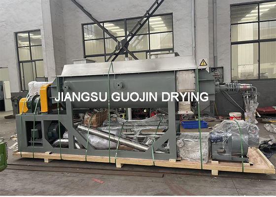 ความเร็วในการหมุน 5-20 รอบต่อนาที KJG-5 Hollow Paddle Dryer เครื่องอบแห้งสูญญากาศสแตนเลส