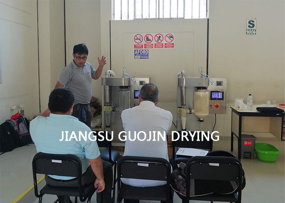 1500mL / H ~ 2500ml / h Water Evaporation Bench Type Spray Dryer สำหรับนมผง