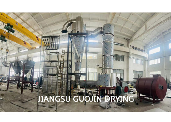 อาหาร XZG-10 Spin Flash Dryer พร้อมเครื่องกวนสำหรับกากแป้งข้าวโพด