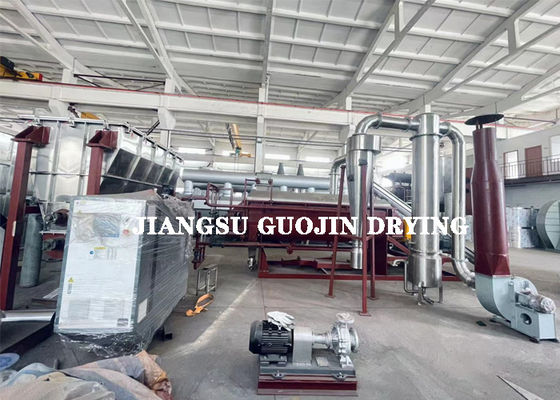10KW PLC / ปุ่มควบคุมต่อเนื่อง Hollow เครื่องแห้ง Paddle KJG-20