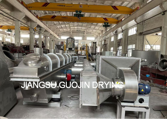 เครื่องแห้งเตียงน้ํายาสั่น 180-250kg/h 9m2 พื้นที่เตียงน้ํายา