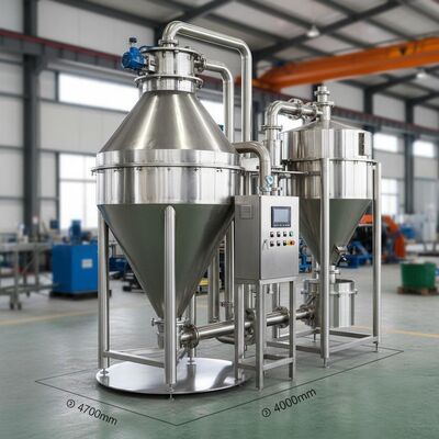 ความชุ่มชื้นสูงสุด 500kgh เครื่องเป่าเปียก เครื่องขับเคลื่อนเครื่องกล หัวเป่าเปียกหลุดศูนย์กลางและกว้างสเปรย์สูงสุด 4700 มม ออกแบบสําหรับเป่าเปียก