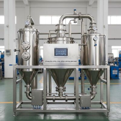 เครื่องเป่าแห้งสแตนเลส316L มีอุปกรณ์ควบคุมอุณหภูมิเข้า 140-350 อัตโนมัติและอุณหภูมิออก 80-90 องศา สําหรับอุตสาหกรรม