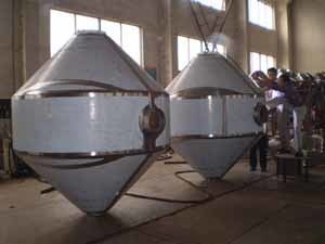 เครื่องอบแห้งสูญญากาศทรงกรวยแบบหมุน 2000 ลิตร