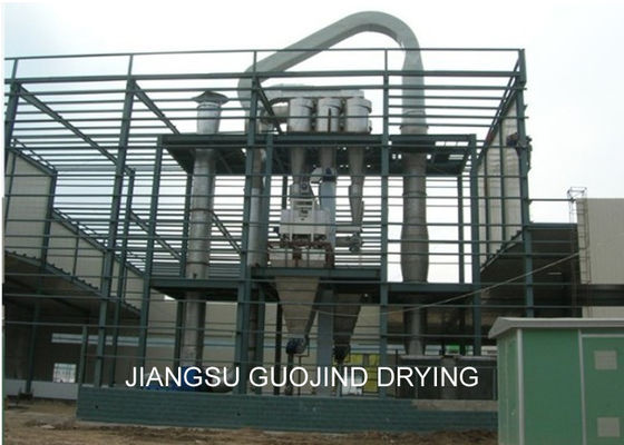 Wood Sawdust Pulse Air Flow Dryer 35M2 พร้อมเครื่องทำความร้อนถ่านหิน
