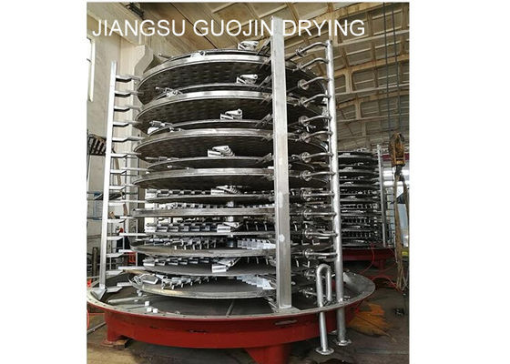 6.6M2 เครื่องอบแห้งแบบต่อเนื่อง 11.5KW สำหรับอาหาร