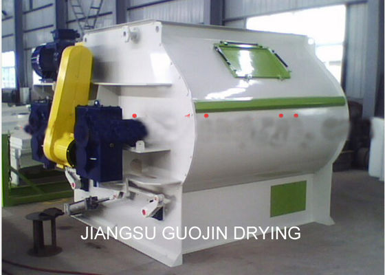 แนวนอน Zero Gravity Double Shaft Paddle Mixer 300 กก. / ชุดสำหรับอาหารสัตว์ปีก