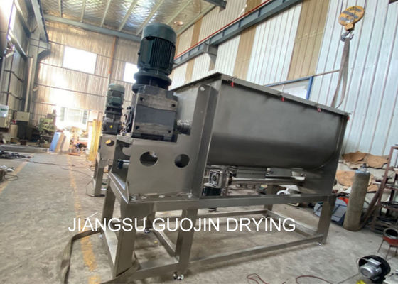 เครื่องทำความร้อนไฟฟ้า SS เครื่องผสมผงริบบิ้นแนวนอน 4KW