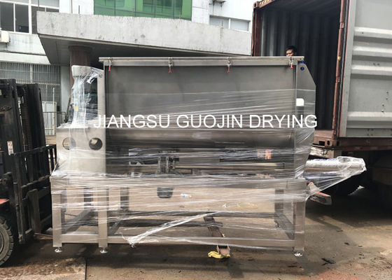 2000L 4000L 6000L เครื่องผสมริบบิ้นแนวนอนเกลียวคู่