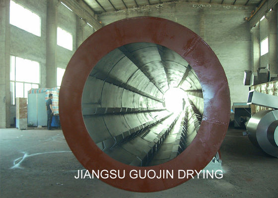 Mechanical Design Wood Chips Rotary Dryer 3t / h