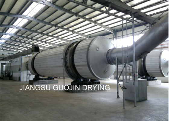 เส้นผ่านศูนย์กลางการทำงานต่อเนื่อง 1.8M Sand Rotary Dryer 6r / m