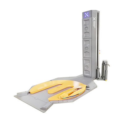 E Type Turntable เครื่องพันพาเลทอัตโนมัติ Easy For Pallet Jack
