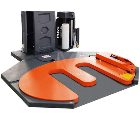 E Type Turntable เครื่องพันพาเลทอัตโนมัติ Easy For Pallet Jack