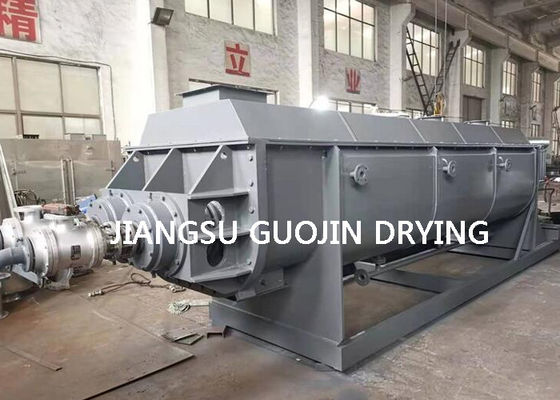 โรตารี่ Electroplating Sludge Vacuum Hollow Paddle Dryer Customized