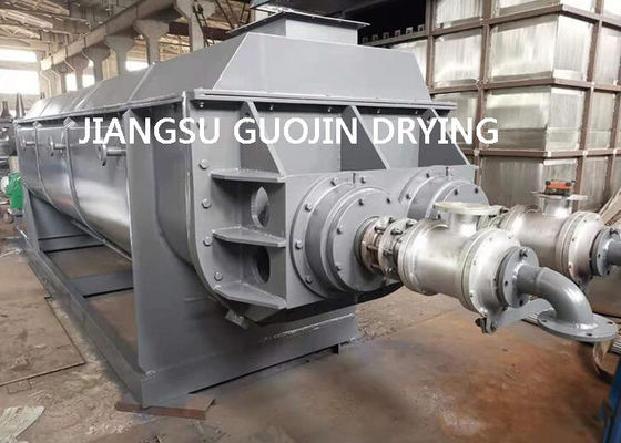 โรตารี่ Electroplating Sludge Vacuum Hollow Paddle Dryer Customized