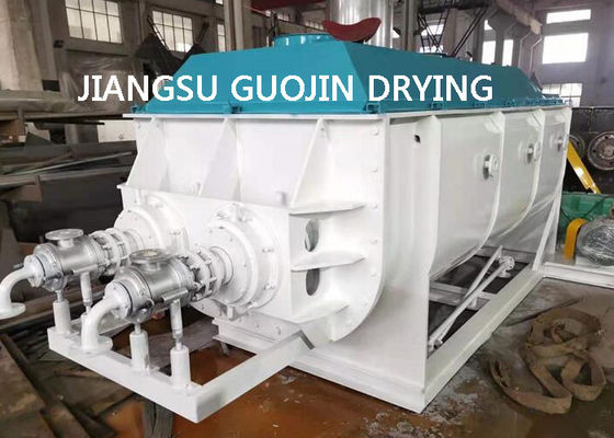 แหล่งความร้อนด้วยไอน้ำ Hollow Blade Paddle Dryer การแยกน้ำออกจากตะกอนอย่างต่อเนื่อง