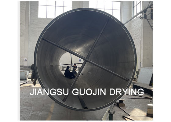 เครื่องอบแห้งแบบหมุนด้วยถ่านหิน 10M ความยาว 5,000kg / h ปริมาณบำบัด