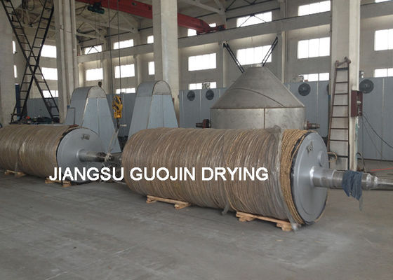 HG Series Double Cylinder โรตารี่กลองเป่า 1.8M เส้นผ่านศูนย์กลางสำหรับกากตะกอนหนัง