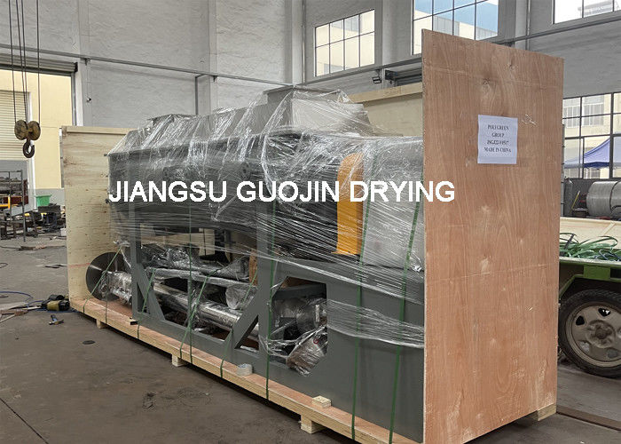 การระเหยของน้ำ 50 กก. / ชม. KJG-5 Hollow Paddle Dryer เครื่องอบแห้งสูญญากาศสแตนเลส
