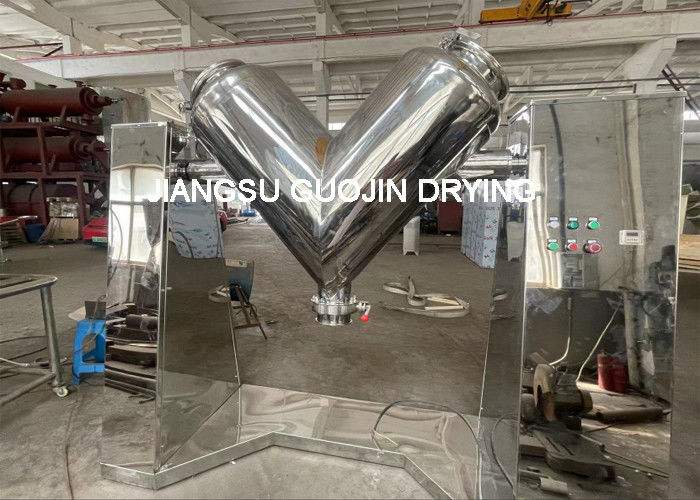 เครื่องผสมชนิด V ขนาด 200 ลิตร มีความเร็วในการผสม 12 r/min