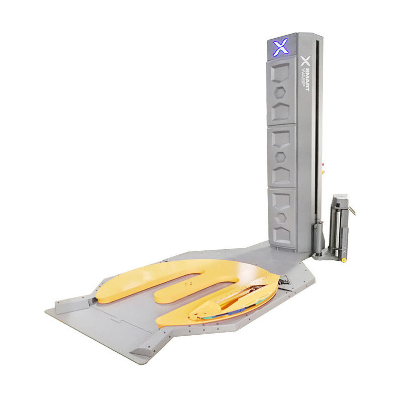 E Type Turntable เครื่องพันพาเลทอัตโนมัติ Easy For Pallet Jack