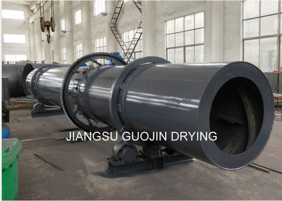1.2t / h เครื่องอบแห้งแบบหมุน 4KW สำหรับผงเคมี