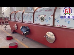 เครื่องแห้งเตียงเหลวแบบสั่นแน่นแบบราบตรง ซีรี่ย์ ZLG-1.5x9 สําหรับน้ําตาล